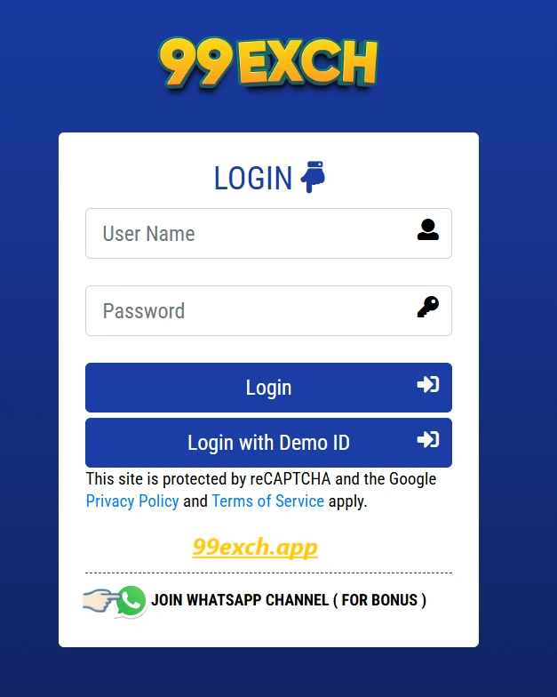 99Exch app screenshot showing live cricket exchange market