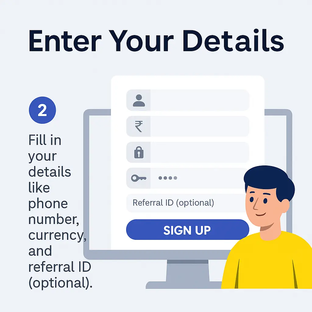 99Exch Step 3 – Deposit funds via UPI or wallet 2025 with logo