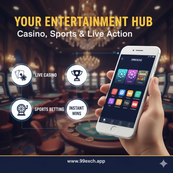 99Exch Referral Bonus 2025 illustration showing friends earning ₹1000 per referral on 99exch.app