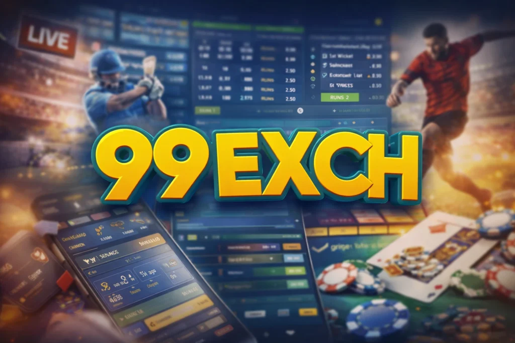 99exch.red logo image showing latest updates, online betting and exchange platform features for 2026