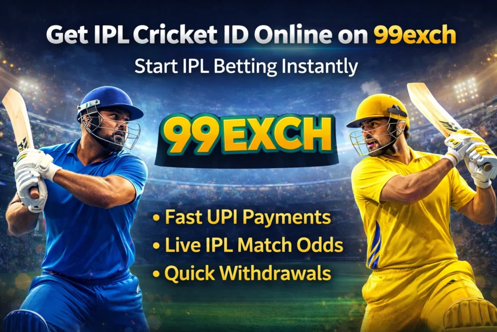 Get IPL Cricket ID online on 99exch with fast UPI payments, live IPL betting odds, and quick withdrawals