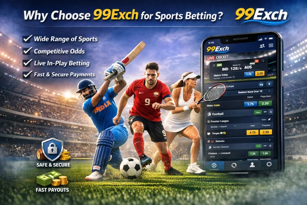 Sports betting on 99Exch with live cricket betting and fast payouts in India