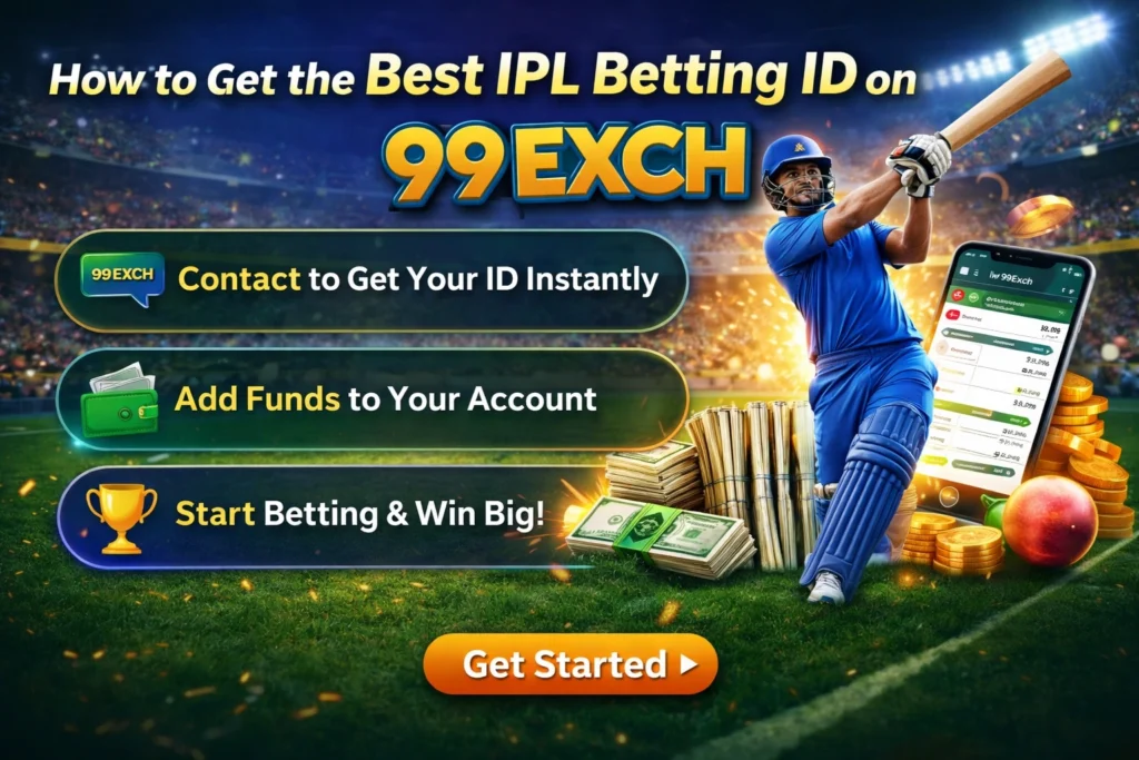 How to get the Best IPL Betting ID on 99Exch with instant ID creation, fund deposit, and start betting steps