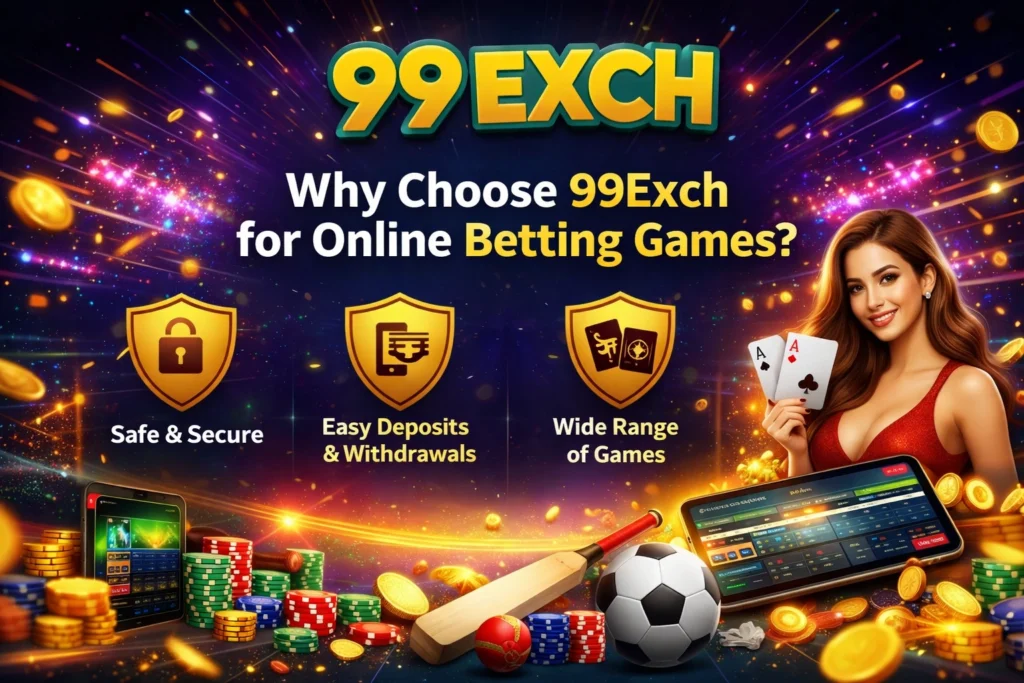 Why choose 99Exch for online betting games with secure platform, fast withdrawals and wide range of betting options