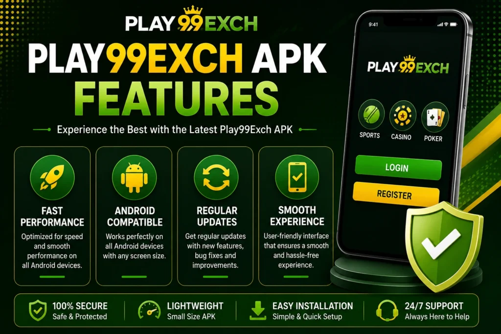 Play99Exch APK Key Features Including Fast Performance and Android Compatibility