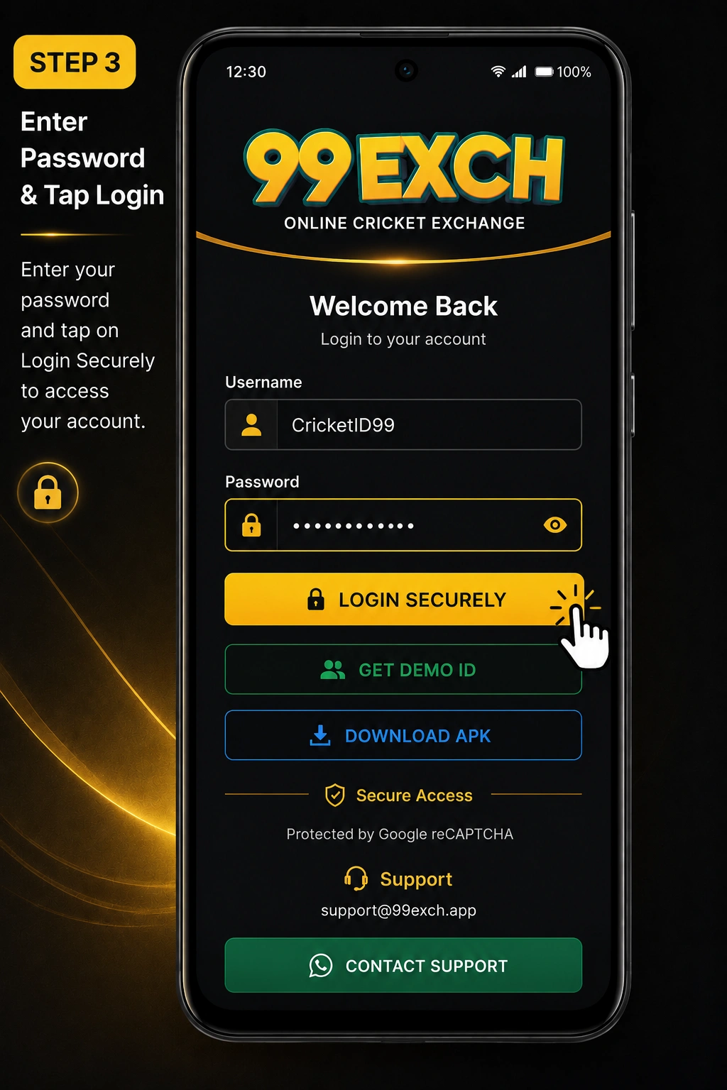 Enter your password