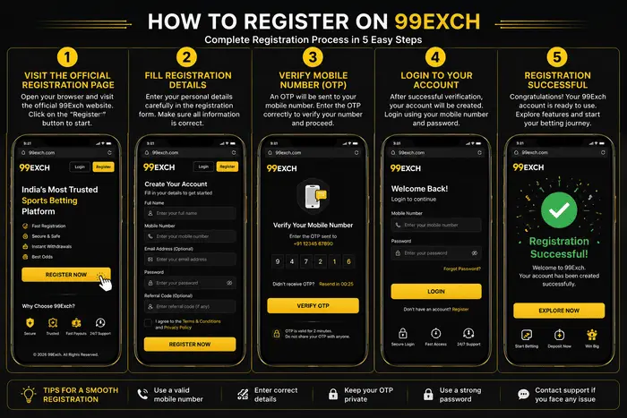 99ExCh Registration Guide Step by Step