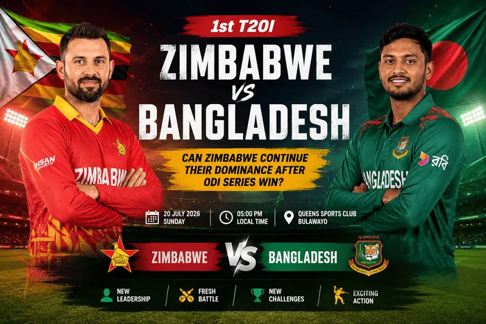 Zimbabwe vs Bangladesh 1st T20I: Can Zimbabwe Continue Their Dominance After ODI Series Win?