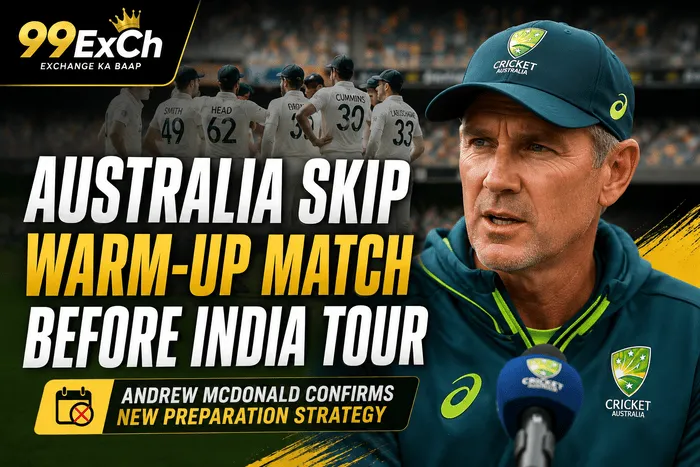 Australia Skip Warm-Up Match Before India Tour | Test Series 2026