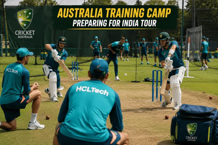 Australia players train in specialist practice sessions ahead of the India Test tour as the team prepares on spin-friendly wickets instead of playing a traditional warm-up match.
