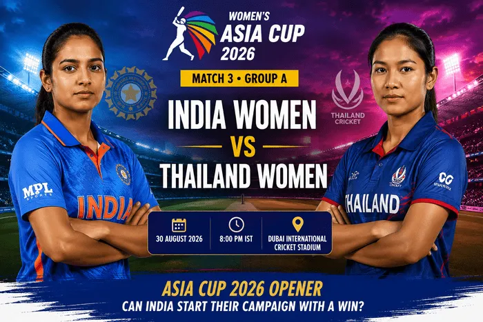 India Women vs Thailand Women Preview: Asia Cup 2026 Opener