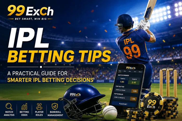 IPL betting tips guide for smarter match analysis, betting odds, player roles and bankroll management