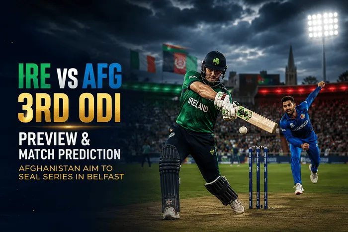 IRE vs AFG 3rd ODI Preview & Match Prediction 2026 – Afghanistan aim to seal the series in Belfast