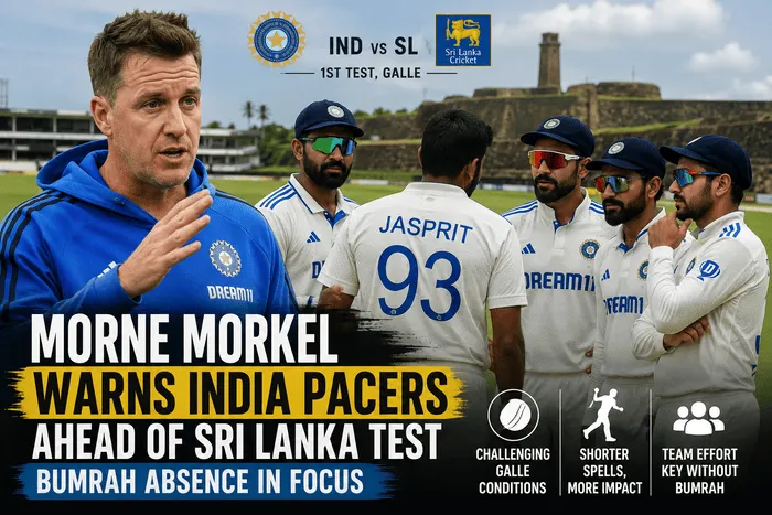 Morne Morkel Warns India Pacers Ahead of Sri Lanka Test as Bumrah Absence Looms Large