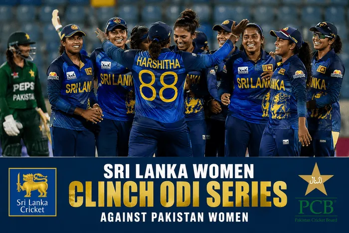 Sri Lanka Women celebrate historic 2-1 ODI series victory against Pakistan Women in 2026
