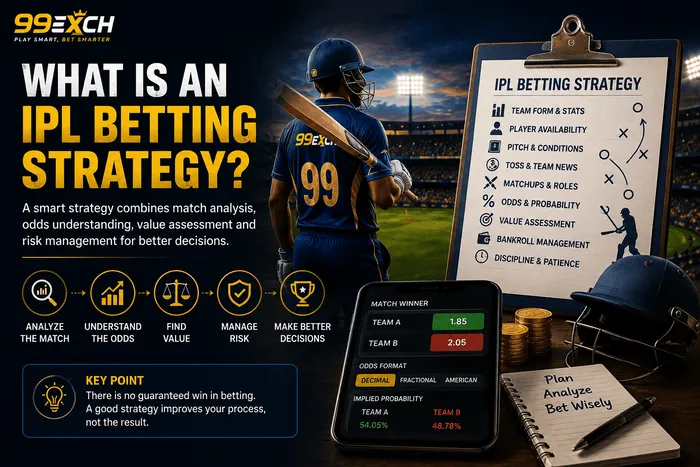 What is an IPL betting strategy with match analysis, odds, value assessment and bankroll management
