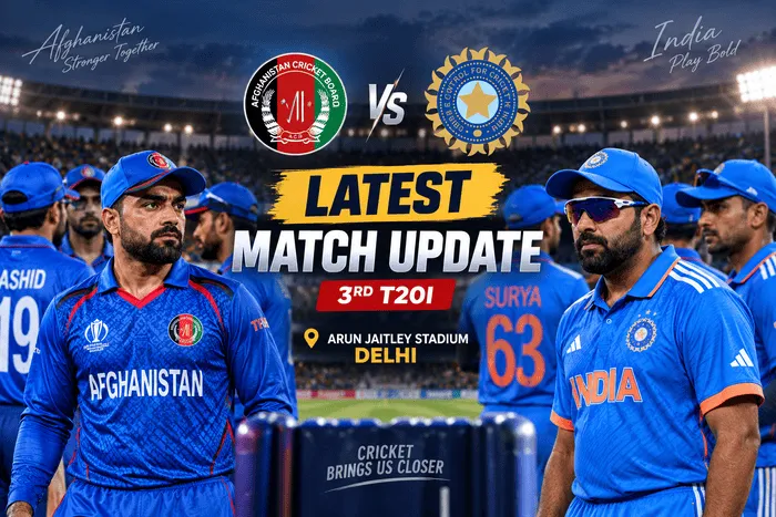 Afghanistan vs India 3rd T20I latest match update at Arun Jaitley Stadium