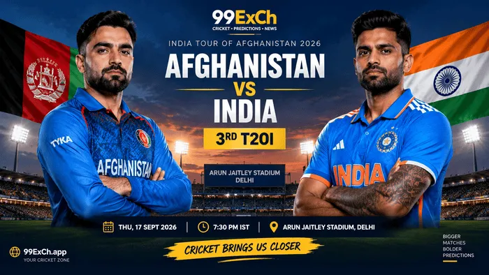 Afghanistan vs India 3rd T20I team news and playing XI at Arun Jaitley Stadium