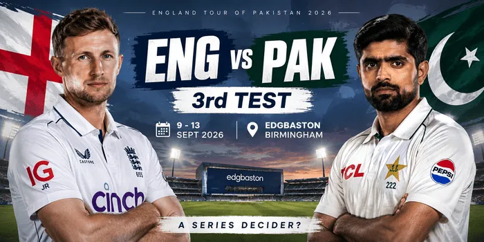England vs Pakistan 3rd Test 2026 match preview at Edgbaston
