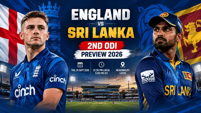 England vs Sri Lanka 2nd ODI Preview 2026 at Headingley Leeds