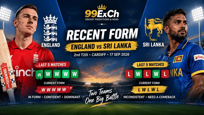 England vs Sri Lanka recent form ahead of the 2nd T20I in Cardiff