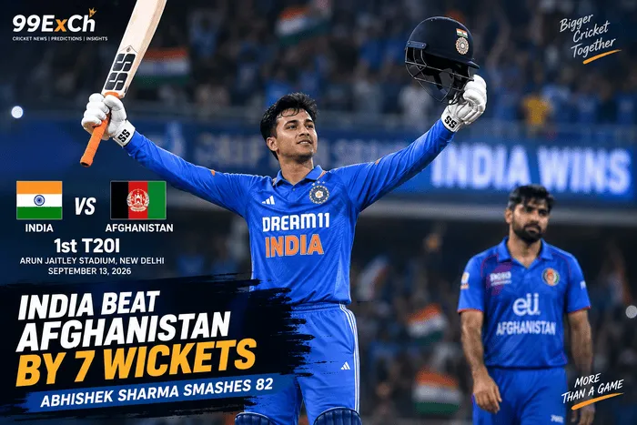India Beat Afghanistan by 7 Wickets India vs Afghanistan 1st T20I