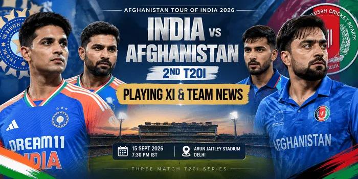 India vs Afghanistan 2nd T20I playing XI and team news