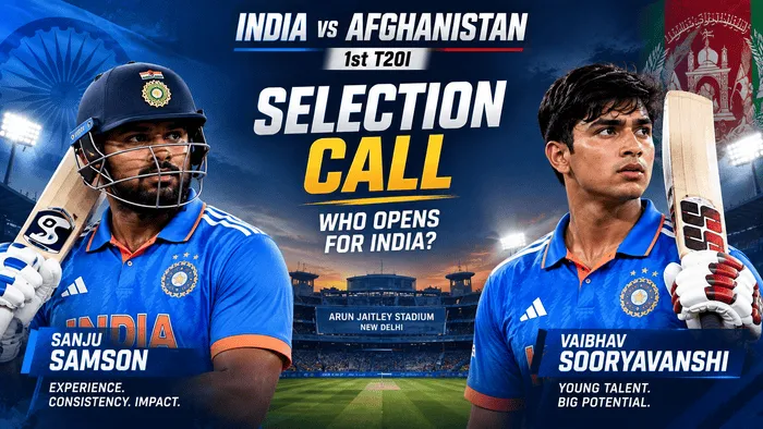 Sanju Samson and Vaibhav Sooryavanshi ahead of India vs Afghanistan 1st T20I