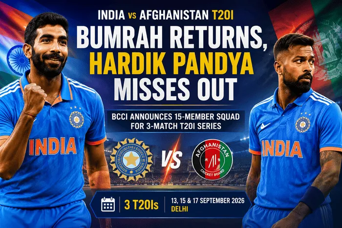 India vs Afghanistan T20I Bumrah Returns Hardik Pandya Misses Out