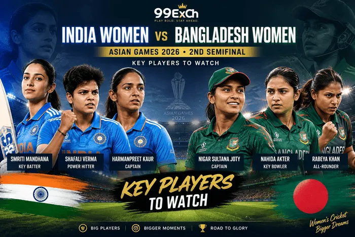 India Women vs Bangladesh Women key players for Asian Games 2026 semifinal