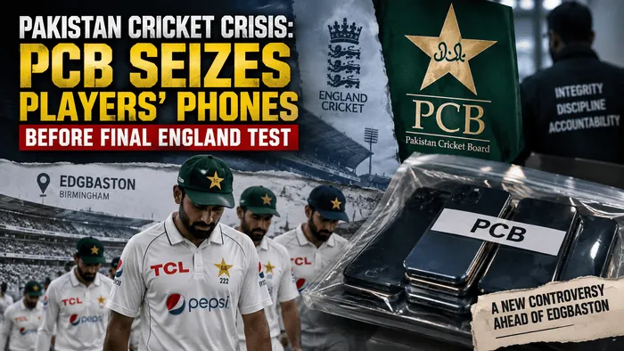 Pakistan Cricket Crisis: PCB Seizes Players' Phones Before Final England Test