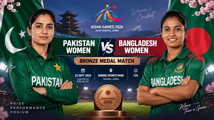 Pakistan Women vs Bangladesh Women Bronze Medal Match Preview 2026 at the Asian Games