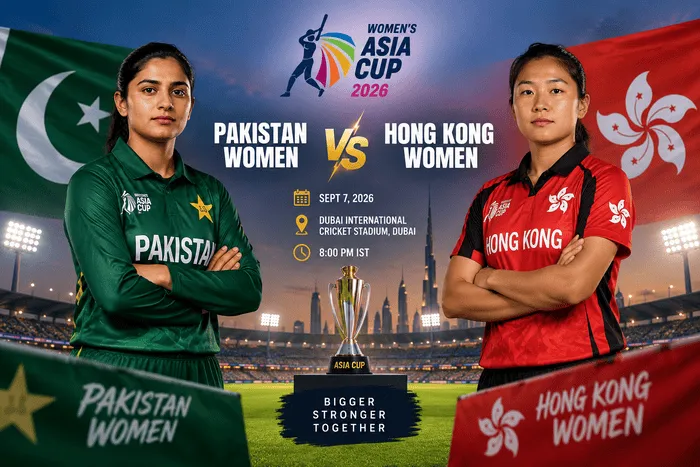 Pakistan Women vs Hong Kong Women in Women’s Asia Cup 2026
