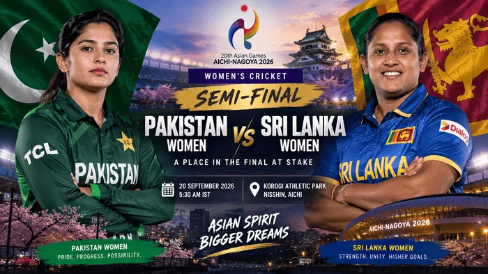 Pakistan Women vs Sri Lanka Women Semi-Final 2026 Asian Games