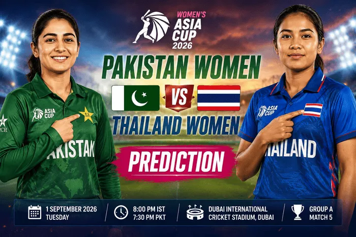Pakistan Women vs Thailand Women prediction for Asia Cup 2026