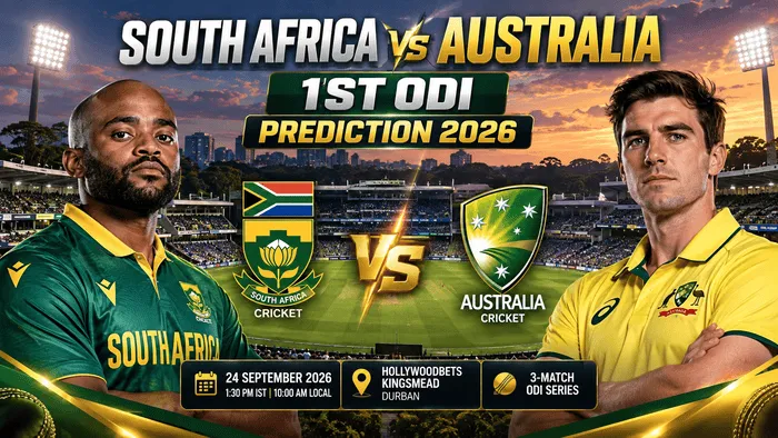 South Africa vs Australia 1st ODI Prediction 2026 at Kingsmead Durban