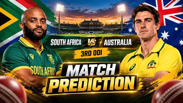 South Africa and Australia players in the 3rd ODI match prediction 2026