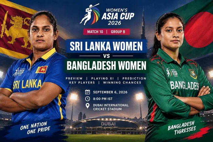 Sri Lanka Women vs Bangladesh Women Match Prediction: Asia Cup 2026