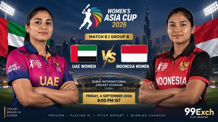 UAE Women vs Indonesia Women ahead of their Women's Asia Cup 2026 match in Dubai