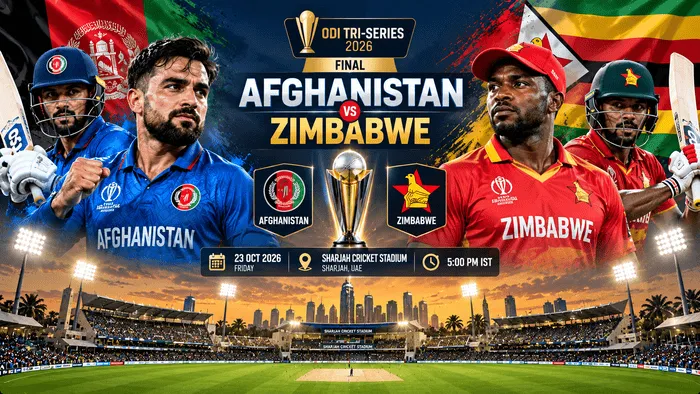 Afghanistan vs Zimbabwe Final Prediction 2026 at Sharjah Cricket Stadium