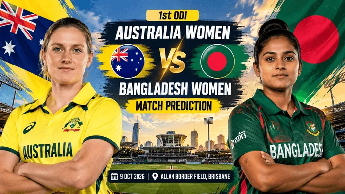 Australia Women vs Bangladesh Women 1st ODI Prediction 2026