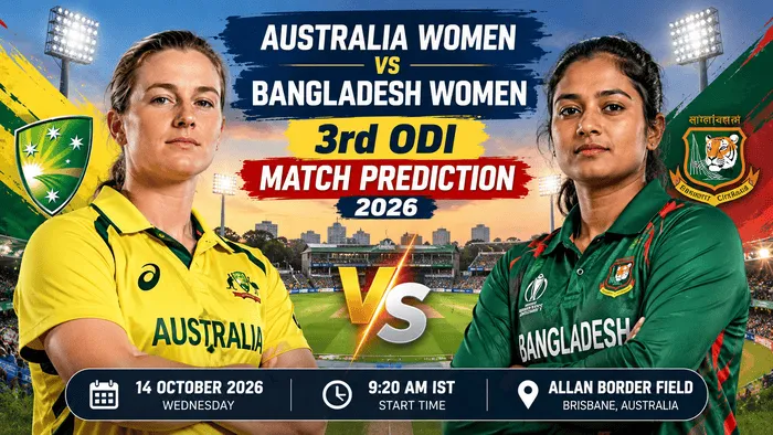Australia Women vs Bangladesh Women 3rd ODI Prediction 2026: Who Will Win?