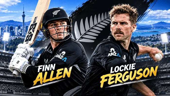 Finn Allen and Lockie Ferguson feature in New Zealand's ODI squad for the final two matches against India in 2026