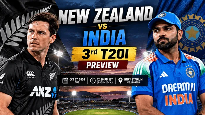 India vs New Zealand 3rd T20I preview ahead of the Wellington match on October 27, 2026