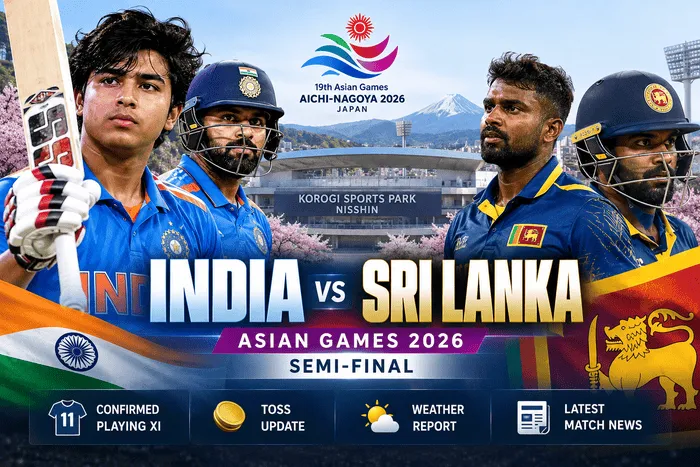 India vs Sri Lanka Asian Games 2026 Semi-Final
