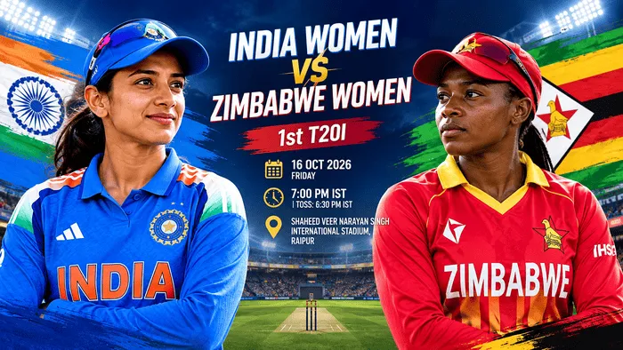India Women vs Zimbabwe Women 1st T20I Prediction 2026: Playing XI, Pitch Report & Winner
