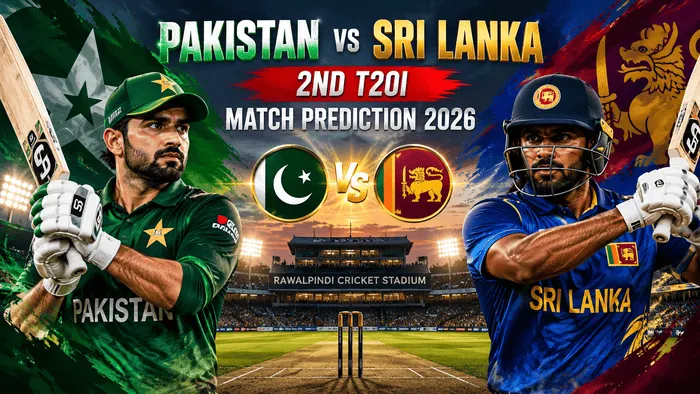 Pakistan vs Sri Lanka 2nd T20I match prediction 2026 at Rawalpindi Cricket Stadium