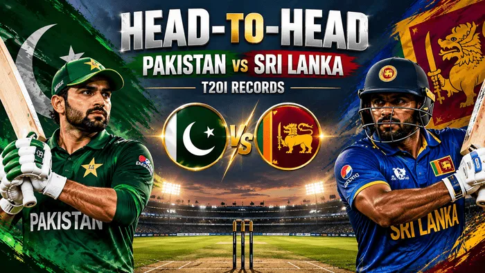 Pakistan vs Sri Lanka T20I head-to-head record and cricket rivalry