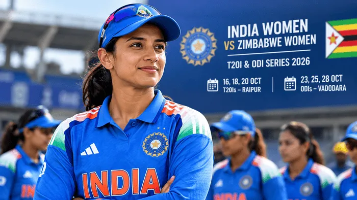 Smriti Mandhana leads India Women ahead of the Zimbabwe series in 2026